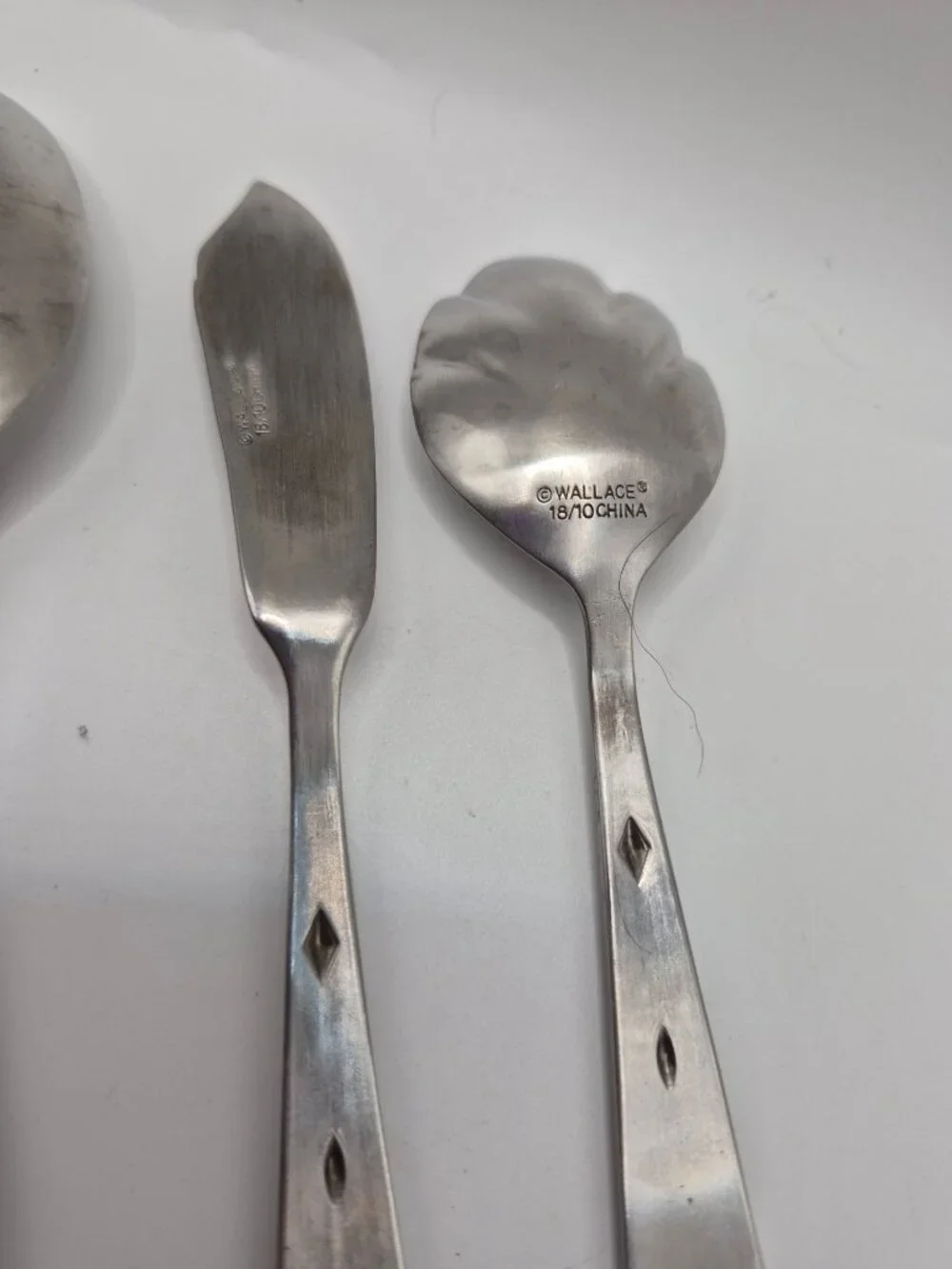 Wallace Taos 18/10 Stainless Steel Serveware Set Southwestern Design Handles